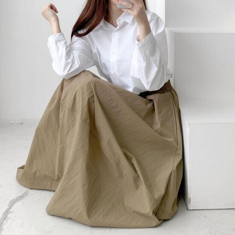 New Arrivals Open Run Wide Loose Fit Big Size Long Skirt