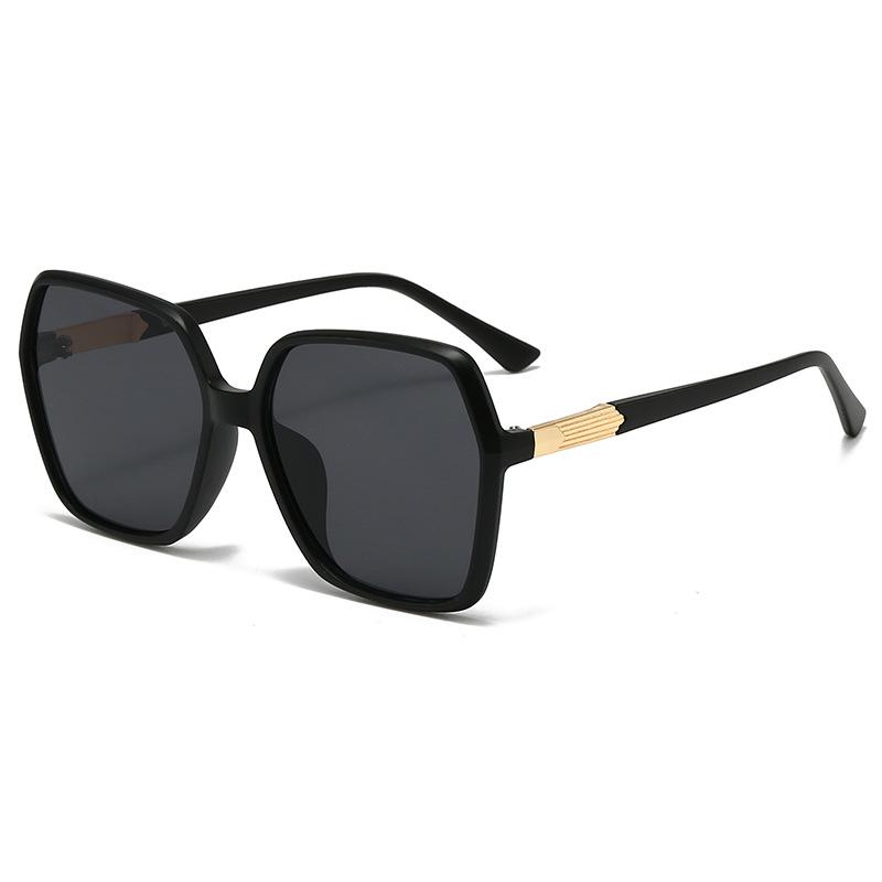 European and American large frame women's sunglasses, advanced sense UV protection fashion sunglasses
