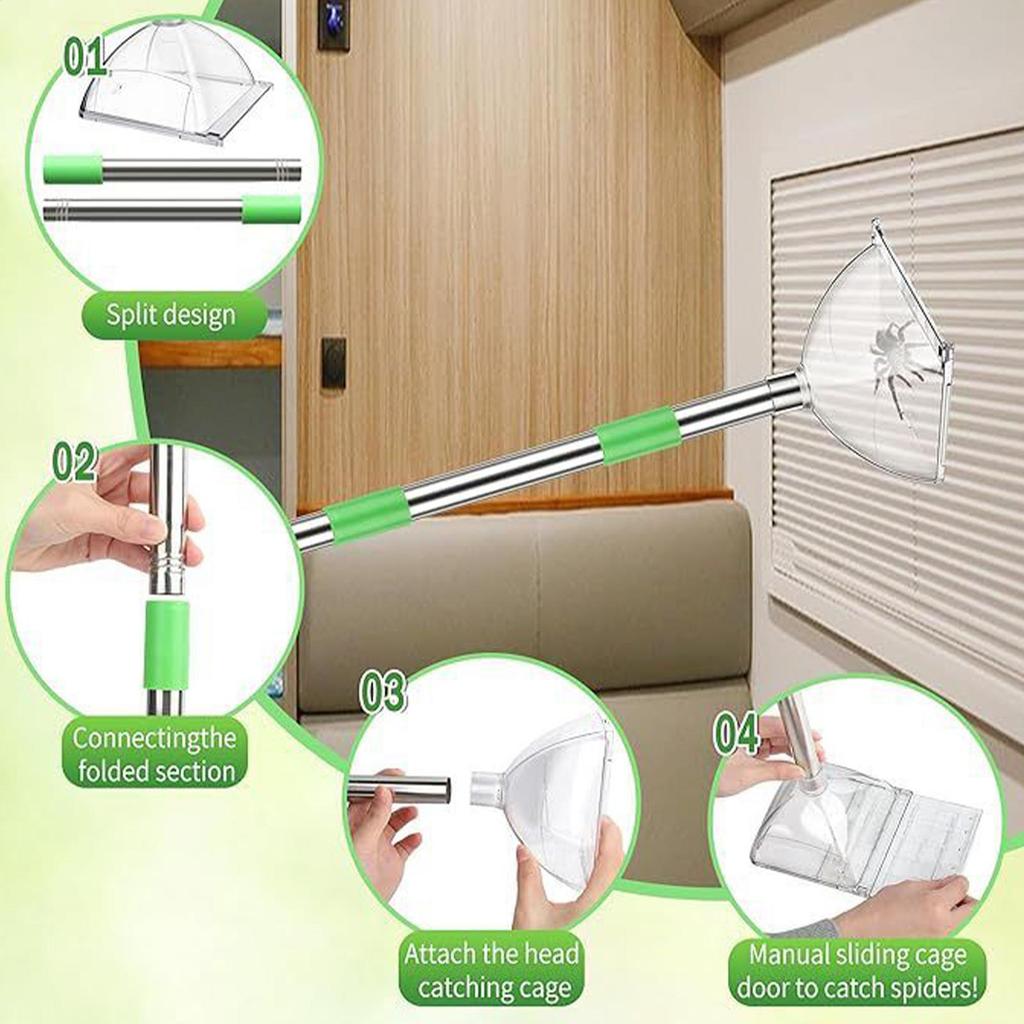 Bug Catching Tool Boys Girls Biological Explore Hand Tool Viewing Catcher for Centipedes Spiders Scorpions Crickets Fly Picker