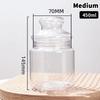 1Pc Plastic Snack Storage Container Transparent Candy Jars Reusable Cookie Food Container Countertop Organizer-Homeclub