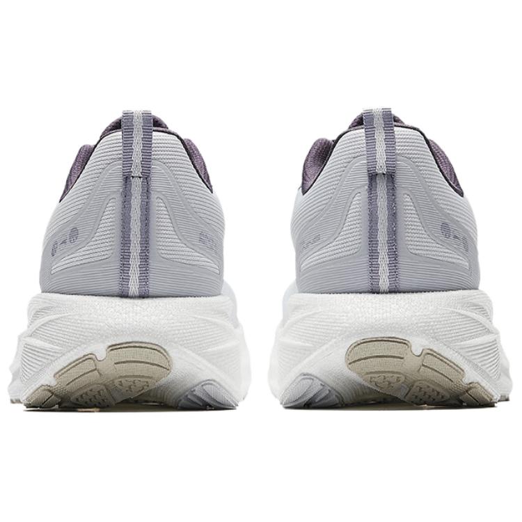ANTA Men Linglong Nitro Running Shoes Sand Grey Ivory White Dusty Purple 112525558-1