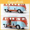 Alloy 138 Microbus Car Model Toy With Opening Doors For Gift Play Decoration