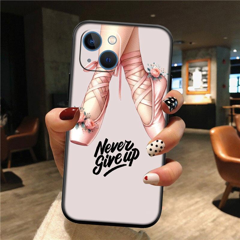 IK11 Scarpe da Punta da Balletto Ballerina Nuova Custodia per Telefono Guscio di Lusso per iPhone SE X XS XR 16E 17 11 Pro Max 8 7 6 6s Plus Air