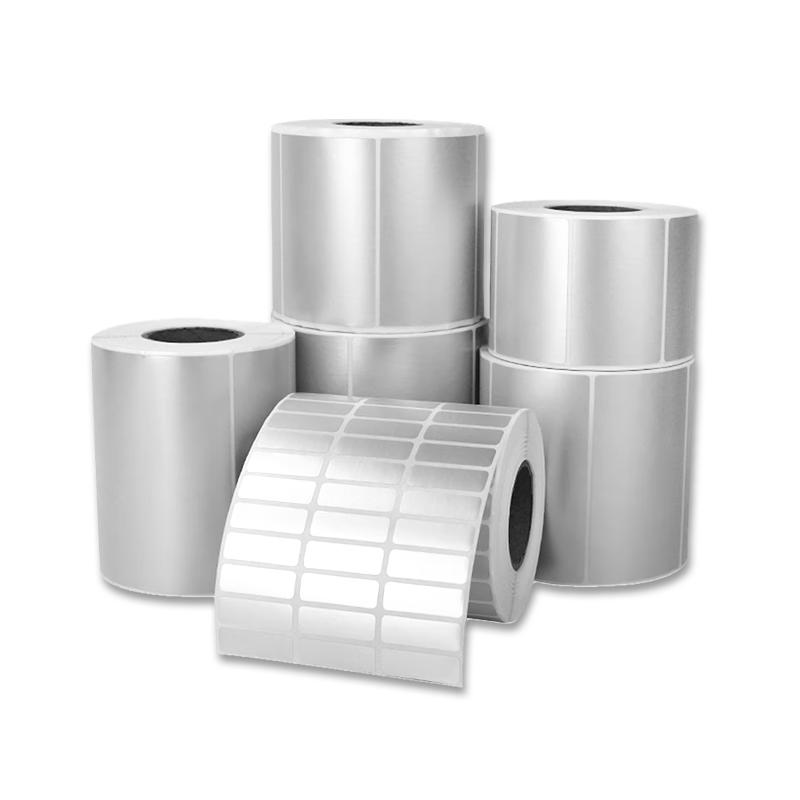 GODEX Durable Matte Silver PET Label Paper 80mm x 60mm x 1000 sheets