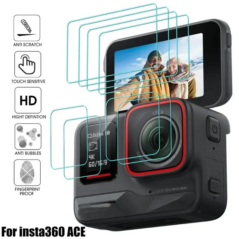 1-3Pack 9H Tempered Glass Lens Film for Insta360 Ace Pro Screen Protector for Insta 360 Ace Camera Anti-Scratch Protective Films