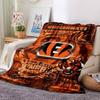 Cincinnati Bengals Druck Flanelldecke Hohe Qualität Warm Bequem Decke für Alle Jahreszeiten Perfekt für Geschenke Heimdekoration
