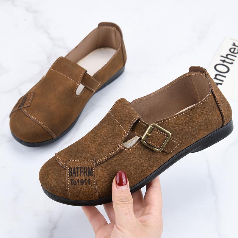 

Fashion and comfortable casual single shoes women s soft soles spring and autumn one-pedal Birkenstocks women s flat shoes 41