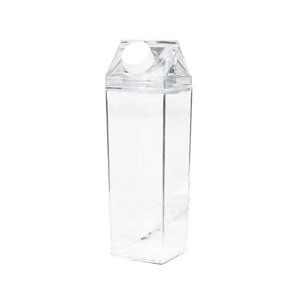 New 500ml/1000ml Water Bottle Large Capacity BPA Free Juice Bottle Transparent Milk Cup Juice Storage