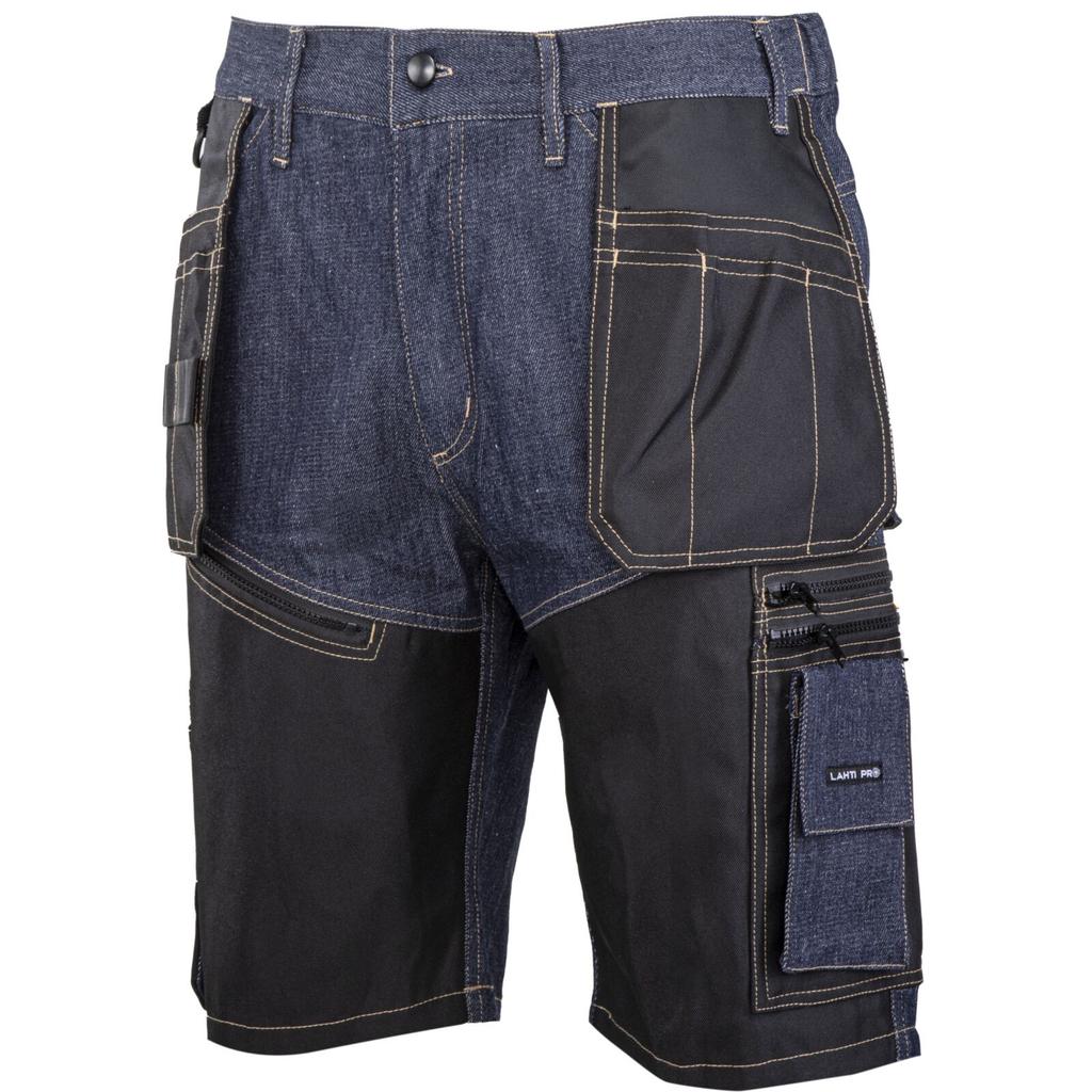 Blue Reinforced Jeans Shorts, "3Xl", Ce, Lahti