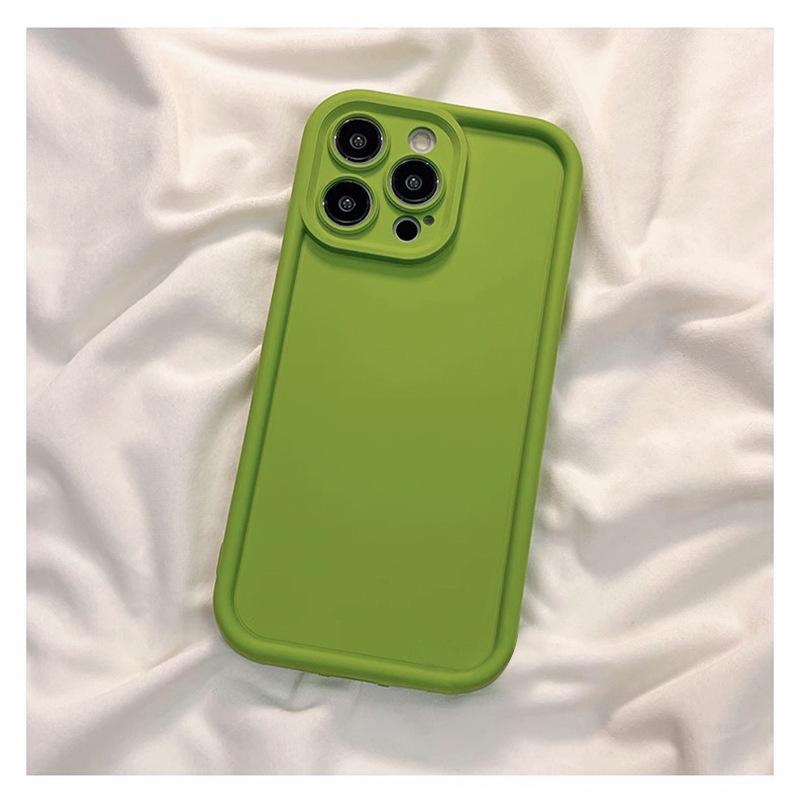 Applicable To IPhone15Pro Mobile Phone Case Simple 12 Fine Holes 11 Emery 13/14 Protective Case XR