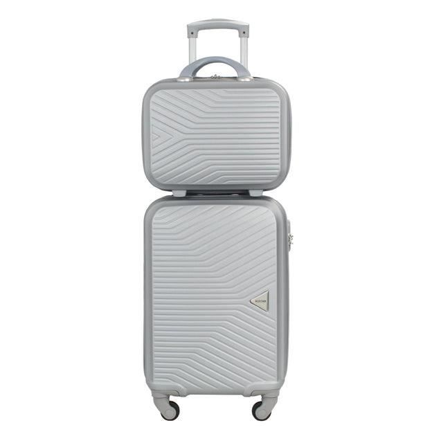 Alistair iron valise cabine 55 cm et vanity s - argent