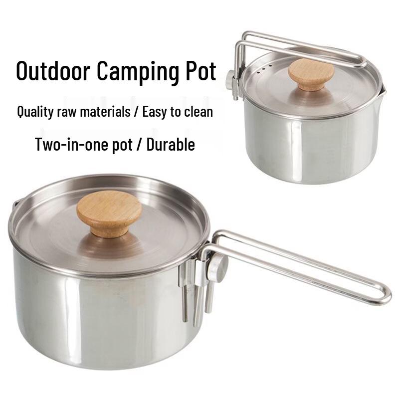 Rongguang Stainless Steel Folding Camping Pot