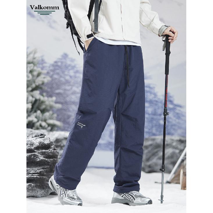 Zimní Nové Pánské Péřové Kalhoty, Vodotěsné Kalhoty s Kachním Peřím pro Svrchní Nošení, Volné a Extrémně Teplé Péřové Pracovní Kalhoty