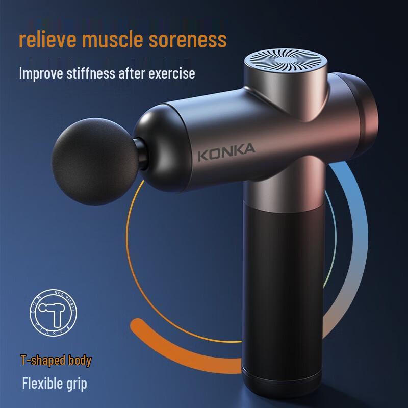 KONKA 8808 Mini Electric Fascia Gun Muscle Massager CN Plug (adapter Included)