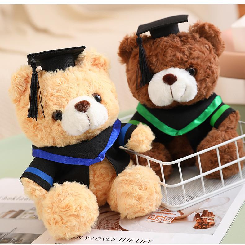 Doctor Bear Bachelor'S Clothing Teddy Bear Doll Ragdoll Graduation Gift Customized Logo Plush Toy