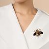 Yousheng Colorful Bee Design Brooch, Compact Size Enamel Safety Pin, Commuting Accessory for Suits Coats Scarves