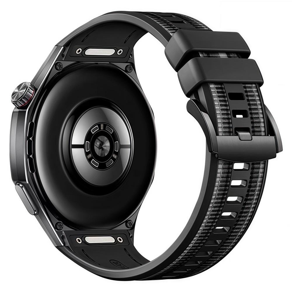 46mm Nylon Silicone Strap Lightweight Breathable Sports Watch Strap Waterproof Solid Color for Huawei Watch GT6 Pro