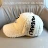 Thick Lamb Plush Cap Warm Rebound Cap High Quality Baseball Cap  Unisex