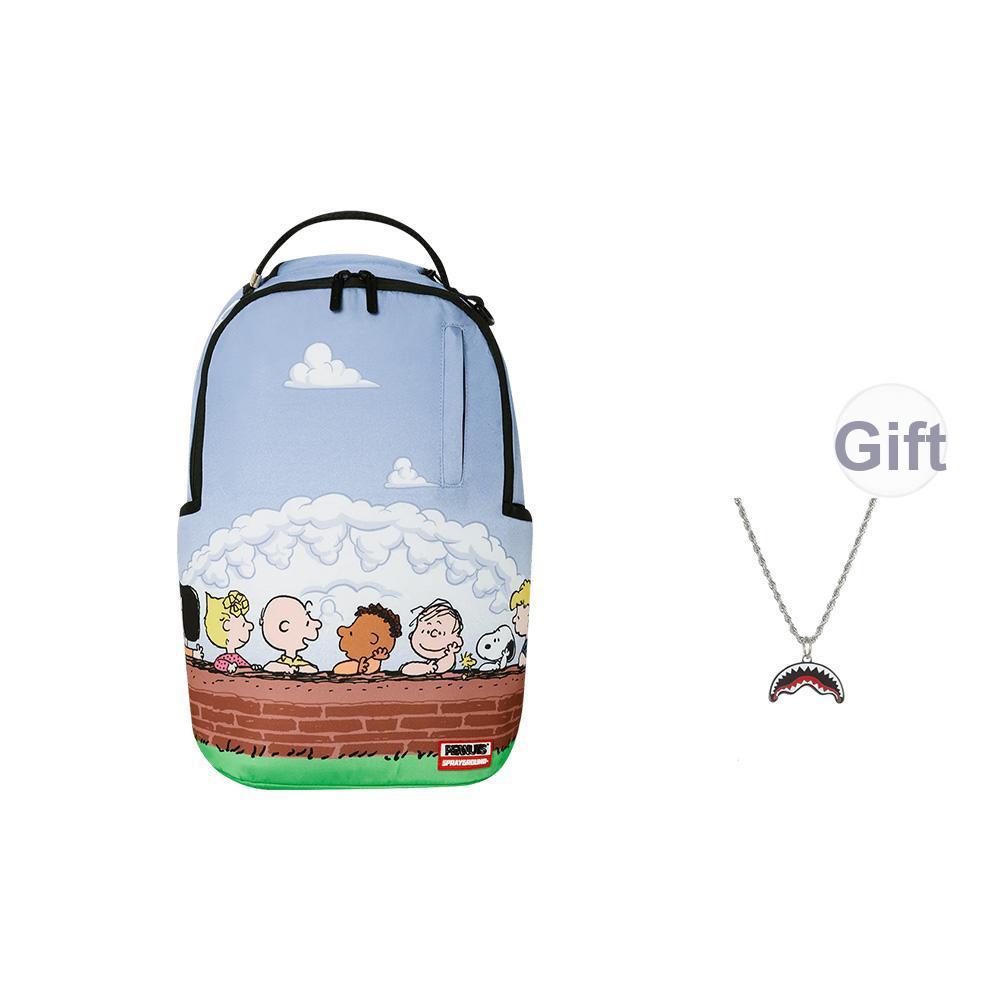 New SPRAYGROUND Snoopy, Collaboration Polyester Backpack Regular Unisex Multicolor W1035738