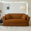 1/2/3/4 Seater Seersucker Grid Sofa Cover Dirt-resistant Sofa Slipcover Sofa Protecter  Living Room