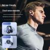 M38 Bluetooth Bone Conduction Earphones - Noise Cancelling, Super Long Battery Life, Wireless Ear Clip, Ideal for Sports.