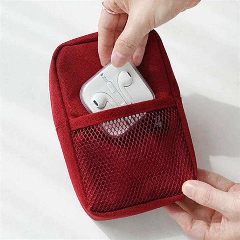 Protection Power Bank Data Cable Case Electronic Storage Bag Cables Wires Bag Cable Organizer Bag