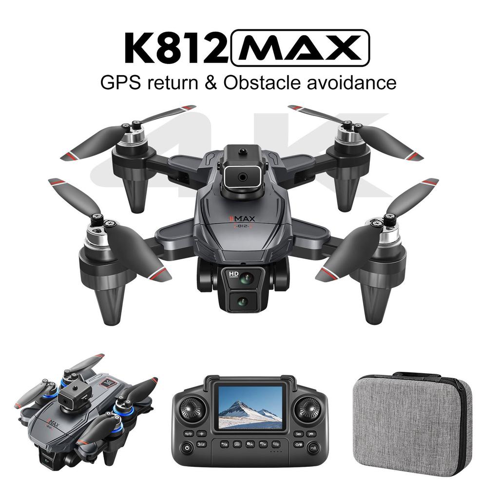 NEW K812MAX Drone: HD Aerial Photography Quadcopter with GPS Positioning & Screen Control