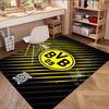Borussia Dortmund Print Rug, Washable Floor Carpet, For Entryway Dorm Laundry Room Office Study, Home Decor Birthday Christmas Gift