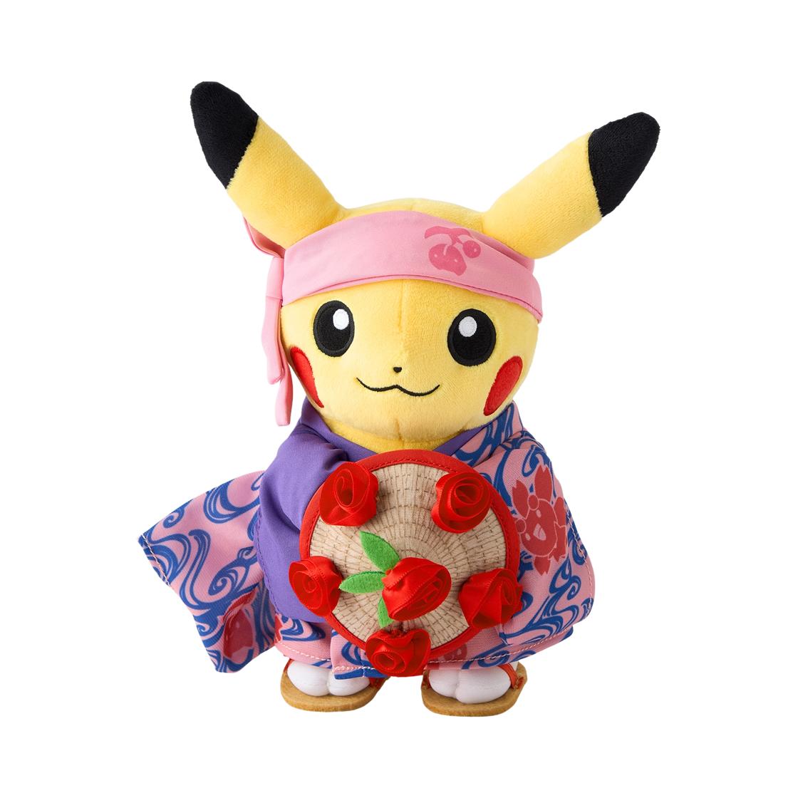 Pokemon Center Hanagasa Festival Play Pikachu Tohoku R Plush ONE SIZE