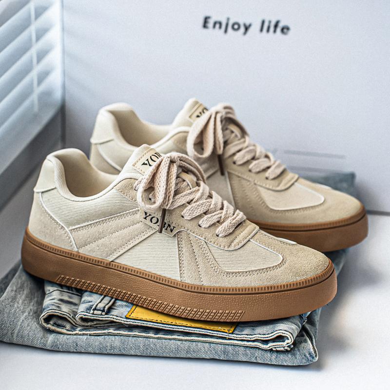 Fashion Versatile Lace-up Sneakers Leisure Walk Casual Shoes Streetwear Male Skateboard Footwear Outdoor Tenis Masculino Walking Shoes