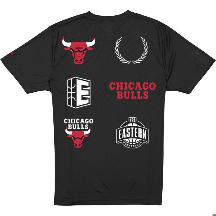 Chemise - NEW ERA - MATCH Chicago Bulls - Coupe oversize - 100% coton 200 g/m² - Impressions Chicago Bulls
