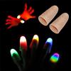 2Pcs PVC Party Magic Light Up Glow Thumbs Fingers Trick Appearing Light Close Up 