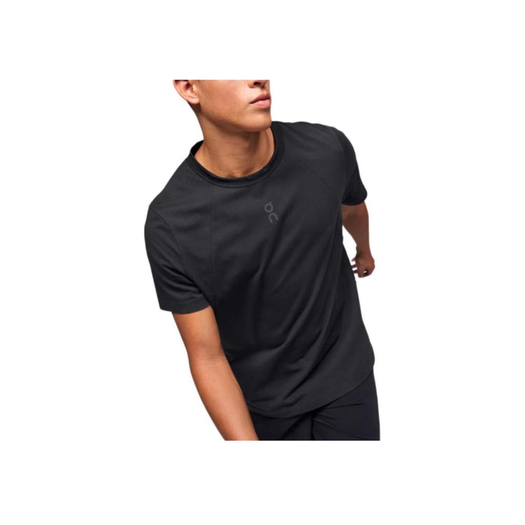 On Trek-T Logo Printed Round Neck Short Sleeve T-Shirt Men Tops Black 1ME10100553