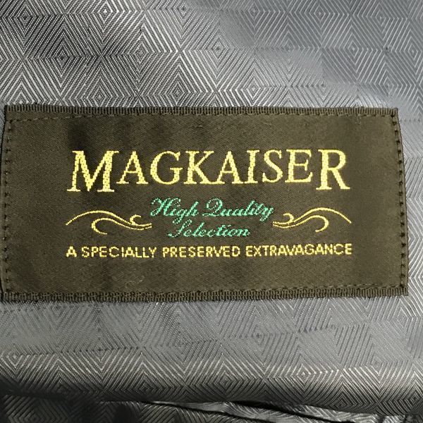 MAGKAISER 100% Kasmir Dubbelknäppt Jacka/Herr M/AB3/Svart/Lockfickor(BEGAGNAD)