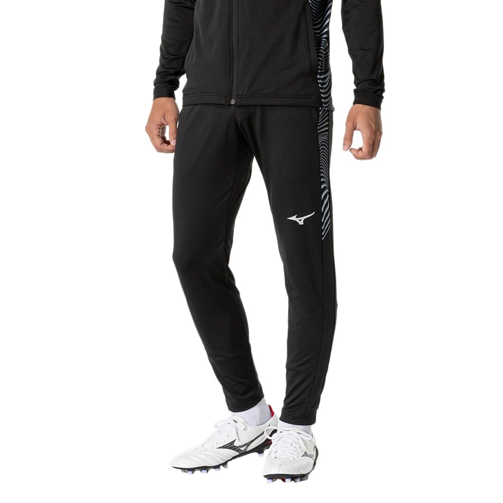 

Soccer Training Long Pants, Jersey, Slim Fit, Unisex, Adult, Black, Size XL (P2MDB035)