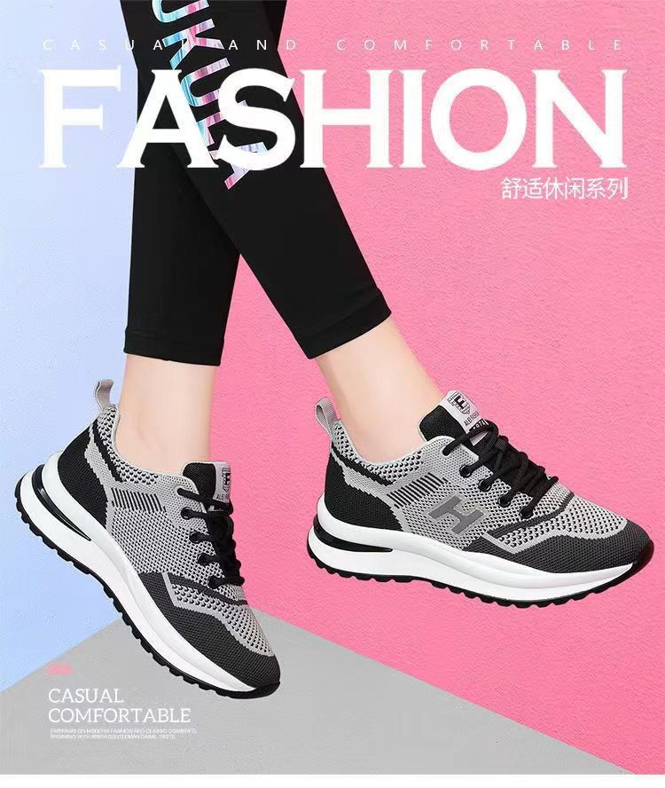Mesh women's shoes 2026 new spring and summer sports shoes for women Korean version versatile fashion running shoes for women