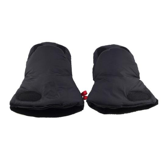 1 Pair Winter Baby Stroller Gloves Cold Weather Fleece Lined Warm Thick Waterproof Windproof Thermal Stroller Fingerless Mittens Stroller Accessories