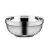 ZISIZ Double-Layer Insulated Stainless Steel Bowls (Set of 3)