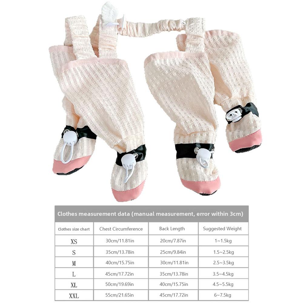 

Защита всей ноги для собаки Четырехлапые штаны Пылезащитные Леггинсы-ботинки для собаки Активный отдых на улице XS