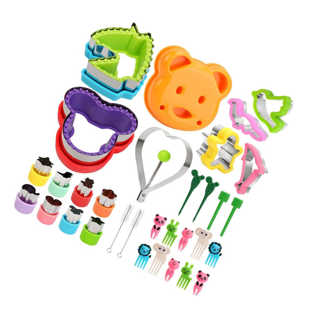32PCS Stainless Steel Sandwich Cutter Sealer Set Multi Color Cooking Tool