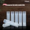 10Pcs 5g Empty Lip Gloss Tubes Lipstick Jars Cosmetic Containers with Caps Travel Size Lip Balm Tube for Makeup Artistry