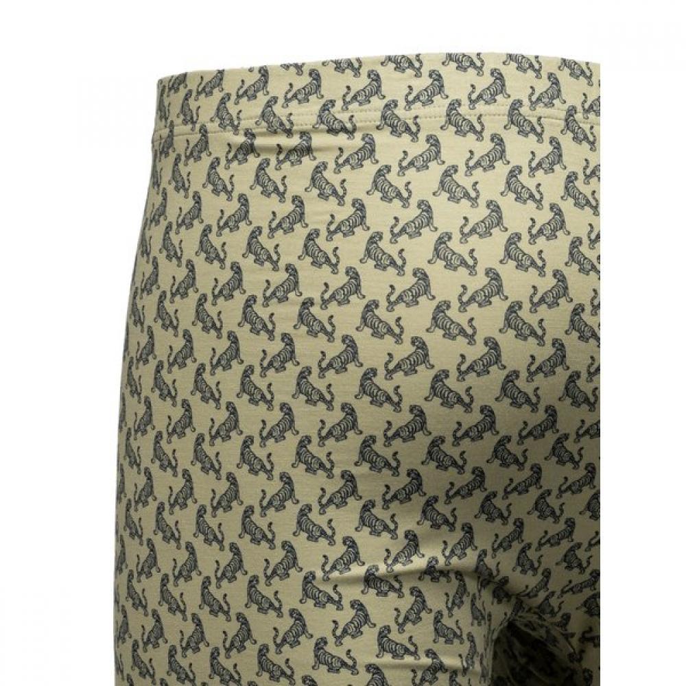 Barbara Men Tiger Print Rayon Drawers Gmt2022d