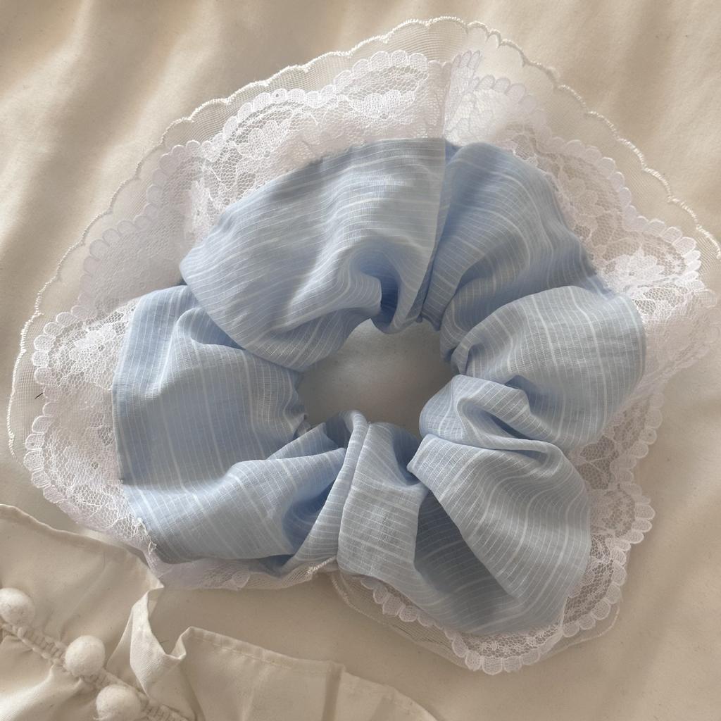 Large Big Hair Accessories Korean for Women Girl Tie Scrunchie Rubber Band Elastic Fascinators Elegant Popular  Kpop Fashion