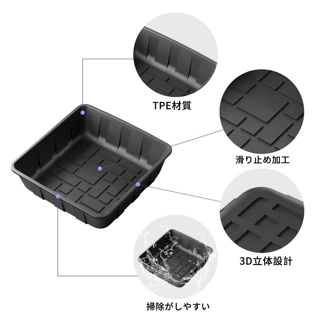 SMABEE RHD for Honda N-BOX JF4-JF6 Hybrid 2017-2025 Car Co-pilot Storage Box Under Seat Drawer Type Organizer Case Accessories
