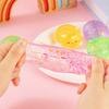 1/2/3Pcs Mini Cat Squeeze Toy Stress Relief Clear Glitter Kitten Stress Sugar Ball Sensory Toy Decompression Fidget Toy Party Favors
