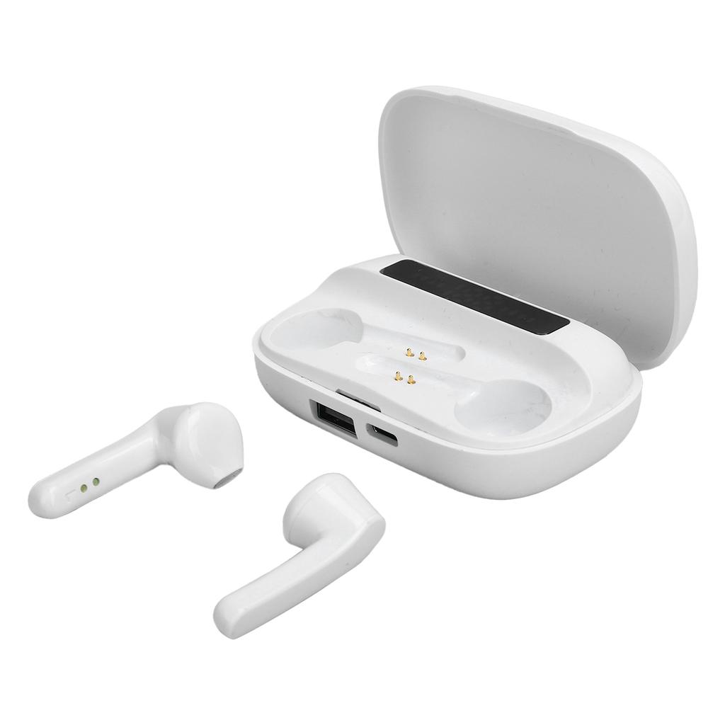 TWS Kabelloses Bluetooth Headset Bluetooth 5.0 Touch-Steuerung Digitales Sport-Stereo-HeadsetWeiß V20