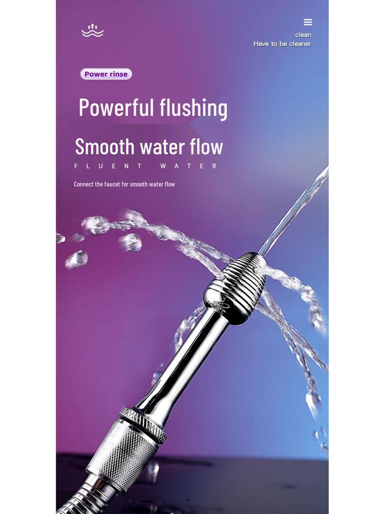 Premium Threaded Metal Douche for Intimate Hygiene and Adult Play