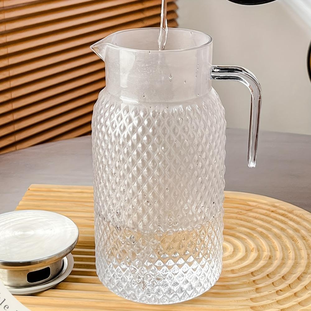 Large Capacity Cold Water Pitcher Transparent Juice Jug Multifunctional Cold Water Jug  Home