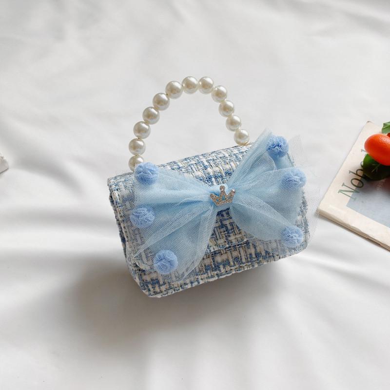 Adorable Korean Style Mini Pearl Children's Purse With Waterproof Features