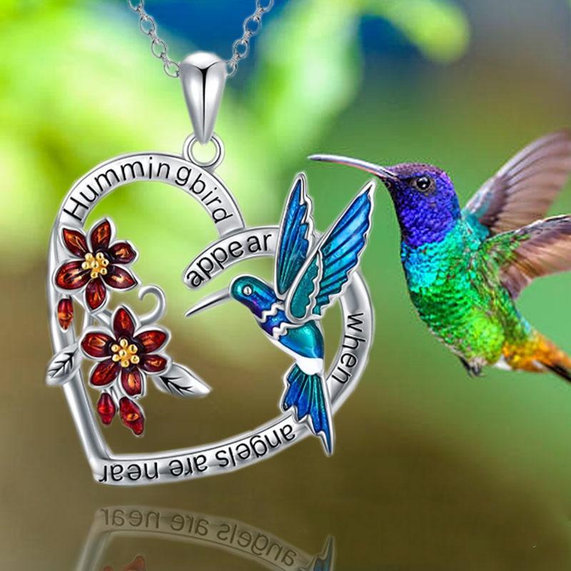 

Модный и креативный кулон в форме сердца, ожерелье с цветком, дятел, птица, кулон, женские банкетные украшения, пара, фестиваль, вечеринка, подарок на годовщину